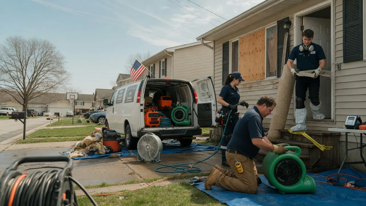 Water Damage Restoration in Wheatland, PA near me